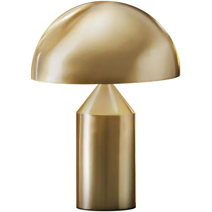 Oluce Atollo 238 25 cm Guld – bordlampe — produktfoto