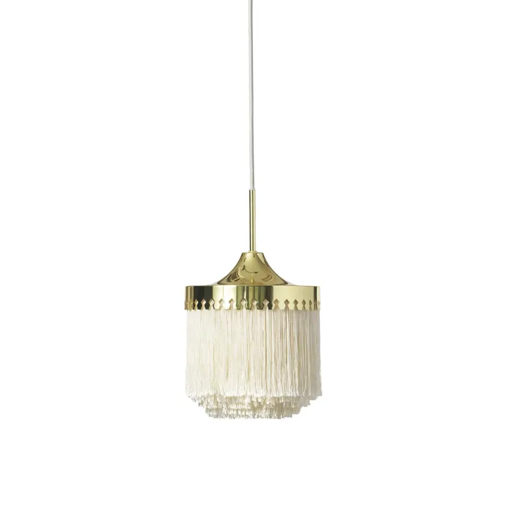 Warm Nordic Fringe Ø20 Cream Hvid – pendel — produktfoto