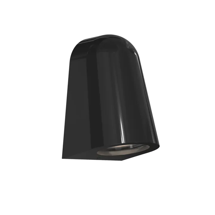 Astro Mast Light Gloss Glaze Black – væglampe — produktfoto