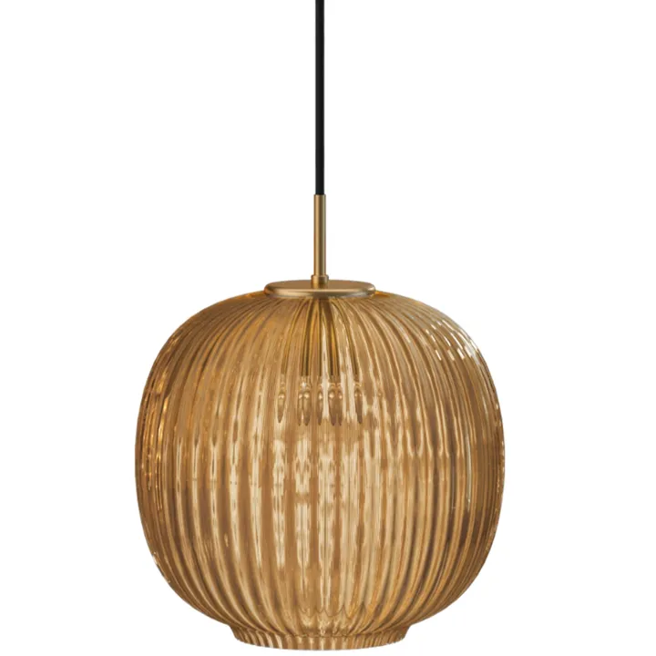 Edgeform Vibra Ø26 Amber – pendel — produktfoto