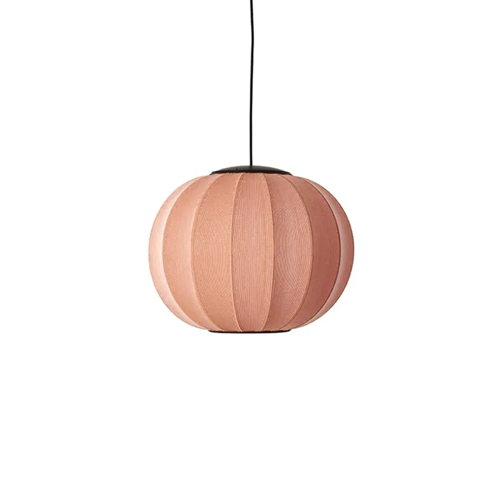 Made By Hand Knit-Wit Round Ø45 Coral LED – pendel — produktfoto