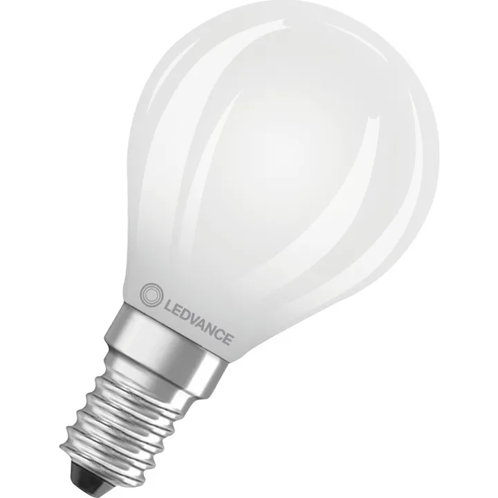 Ledvance E14 kronepære, 2700K, 2,2W – pære — produktfoto
