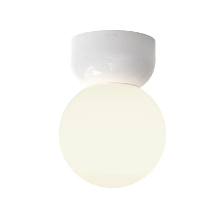 Astro Lyra 140 Gloss Glaze Hvid – loftlampe — produktfoto