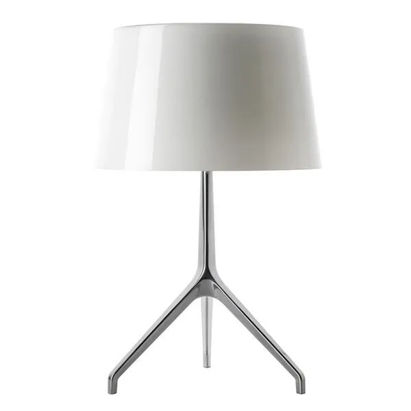 Foscarini Lumiere Xxl Hvid Aluminium – bordlampe — produktfoto