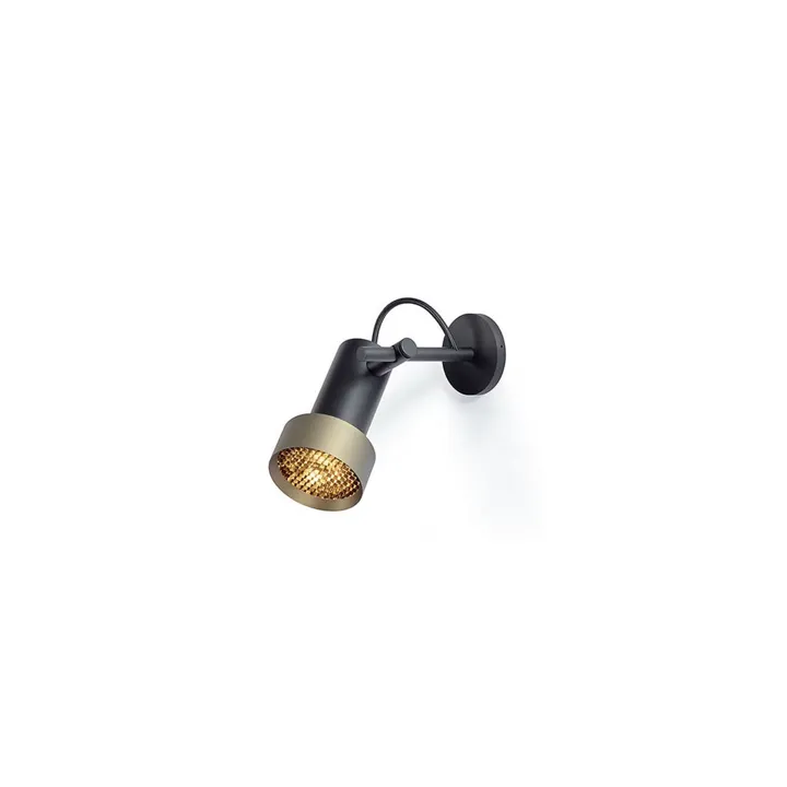 Trizo21 Trizo 21 2Thirty-W1 Honeycomb Sort/Bronze Ring – væglampe — produktfoto