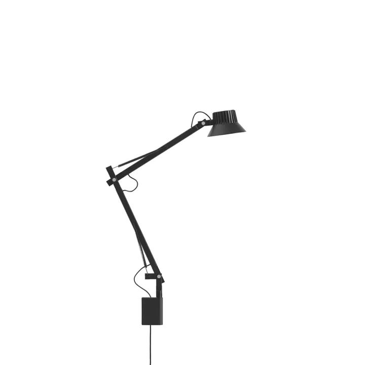 Muuto Dedicate S2 Sort – væglampe — produktfoto