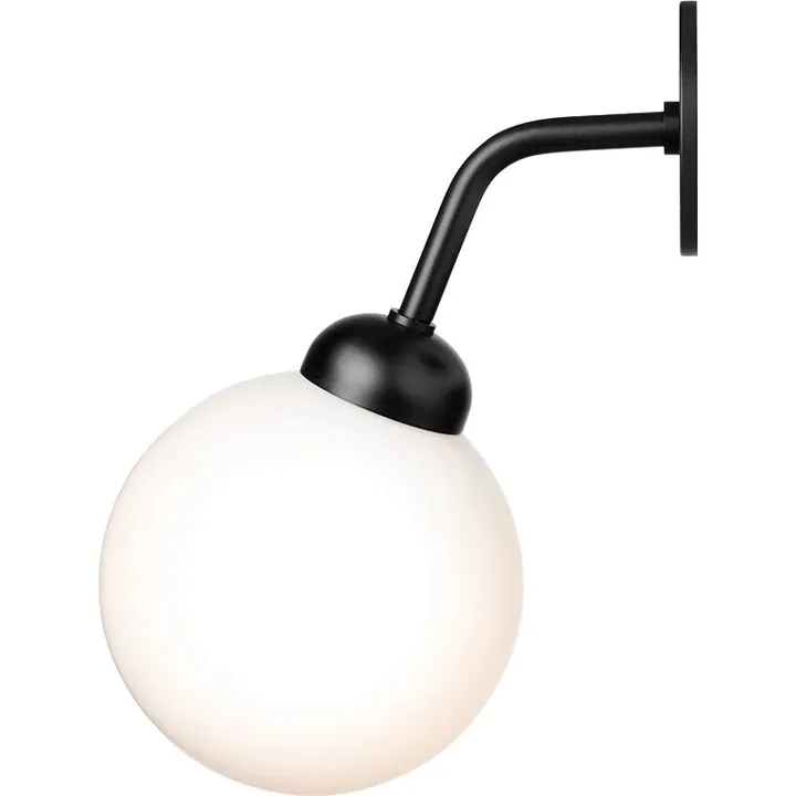 Nuura Apiales Hard-Wired Satin Sort – væglampe — produktfoto