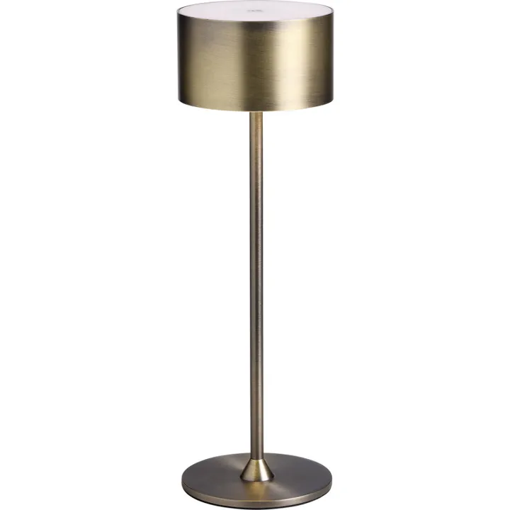 Nielsen Light Bistro genopladelig , antik messing – bordlampe — produktfoto