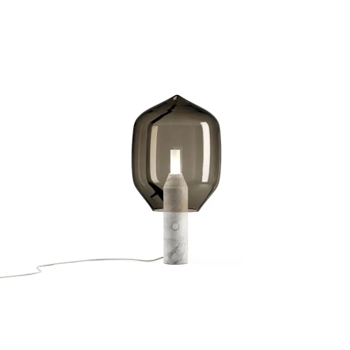 Established & Sons LIGHTHOUSE T1 Grå/Mat Carrara – bordlampe — produktfoto
