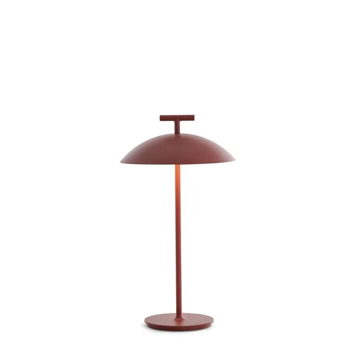 Kartell Mini Geen-A Rød – transportabel bordlampe — produktfoto