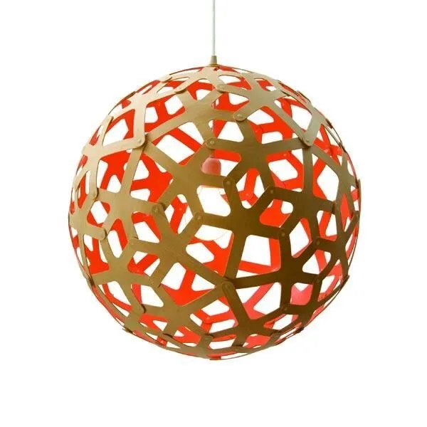 David Trubridge Coral Ø60 Rød – pendel — produktfoto