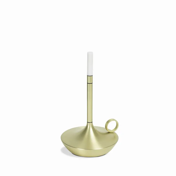 Graypants Wick S Transportable Lampe Messing – bordlampe — produktfoto