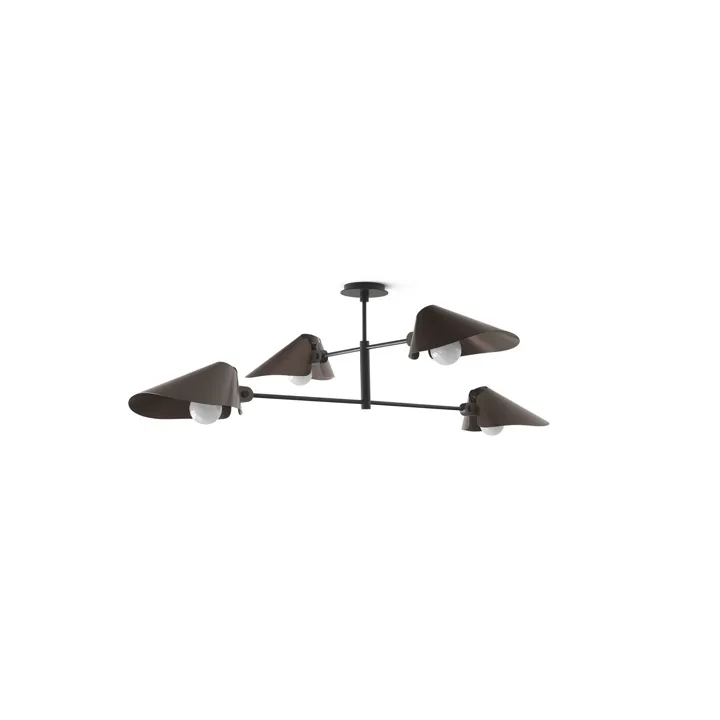 &Tradition Bonnet SC91 Ø100 Bronze/Sort – loftlampe — produktfoto