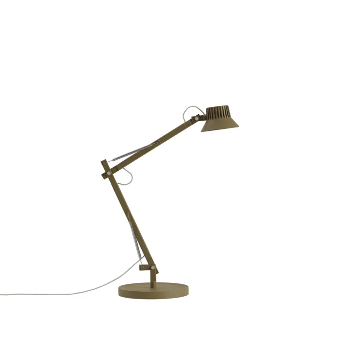 Muuto Dedicate S2 Brungrøn – bordlampe — produktfoto