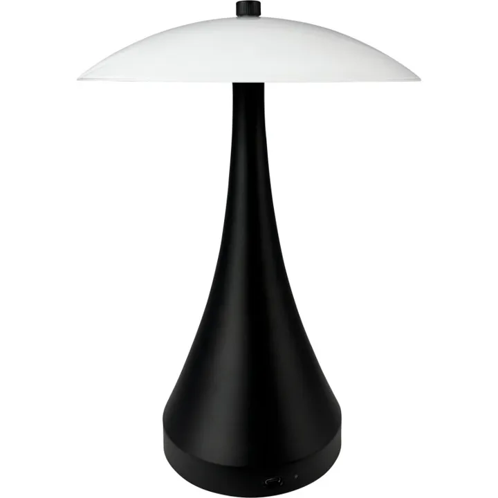 Dyberg Larsen Vienna genopladelig , opal – bordlampe — produktfoto