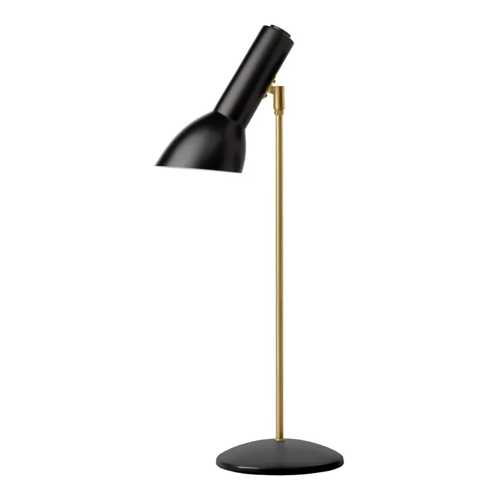 CPH Lighting Oblique Sort/Messing – bordlampe — produktfoto