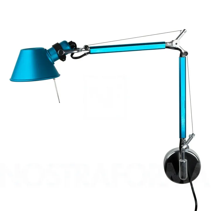Artemide Tolomeo Micro Blå – væglampe — produktfoto