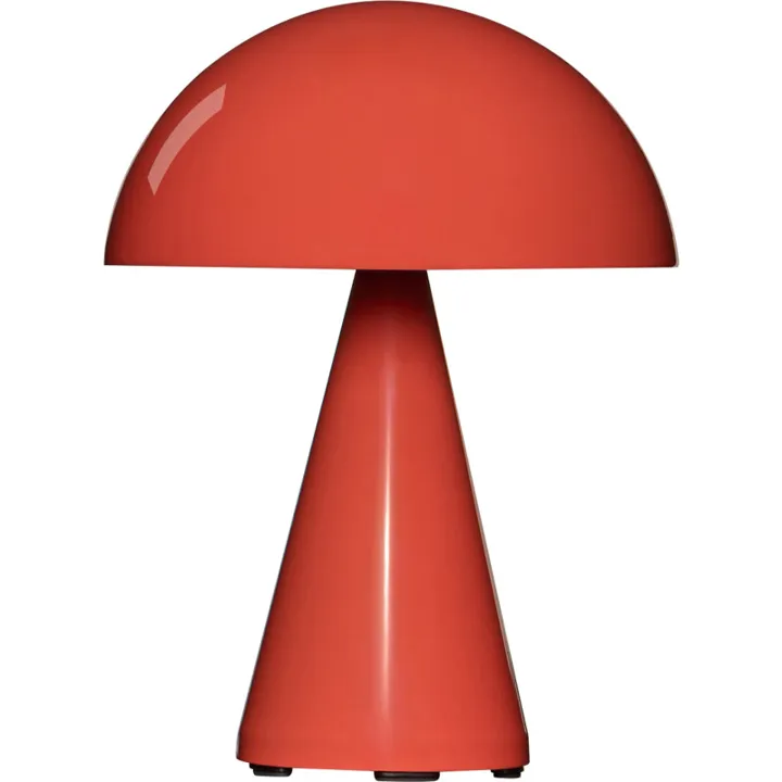 Hübsch Mush genopladelig , rød – bordlampe — produktfoto