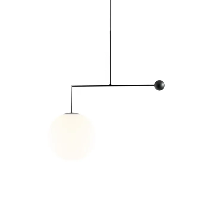 Luceplan Malamata Ø48 Mat Sort – pendel — produktfoto
