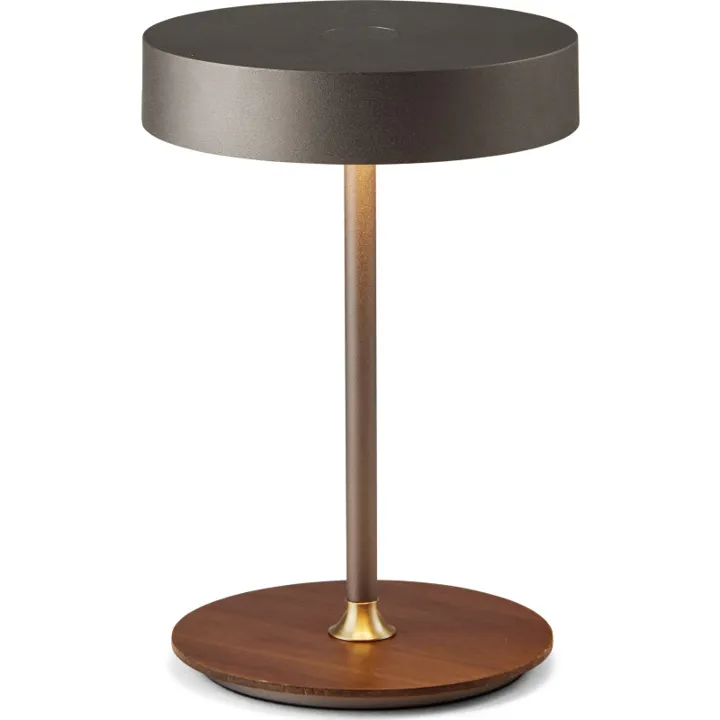 Halo Design On The Move genopladelig , antracit – bordlampe — produktfoto