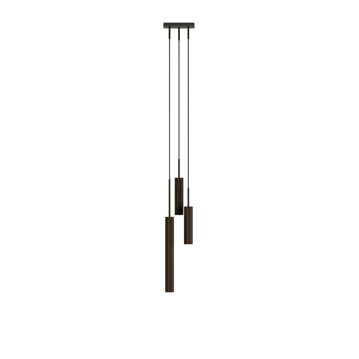 Audo Copenhagen Tubulaire 3 Aluminium/Anodiseret Bronze – pendel — produktfoto