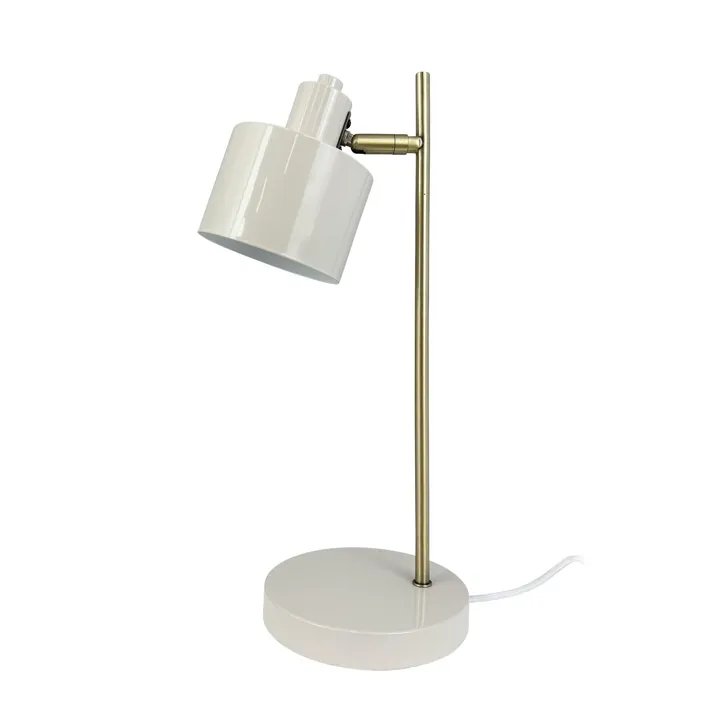 Dyberg Larsen Ocean Beige/Messing – bordlampe — produktfoto