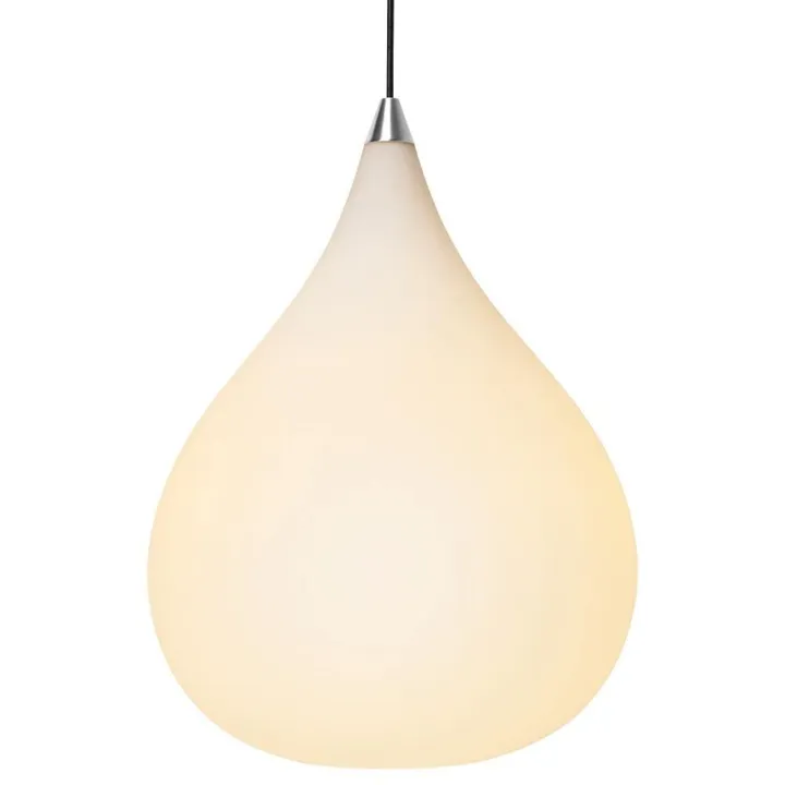 Halo Design Drops Ø38 Opal Glas / Aluminium – pendel — produktfoto