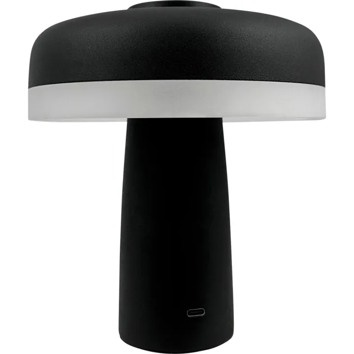 Dyberg Larsen Porter genopladelig , sort – bordlampe — produktfoto