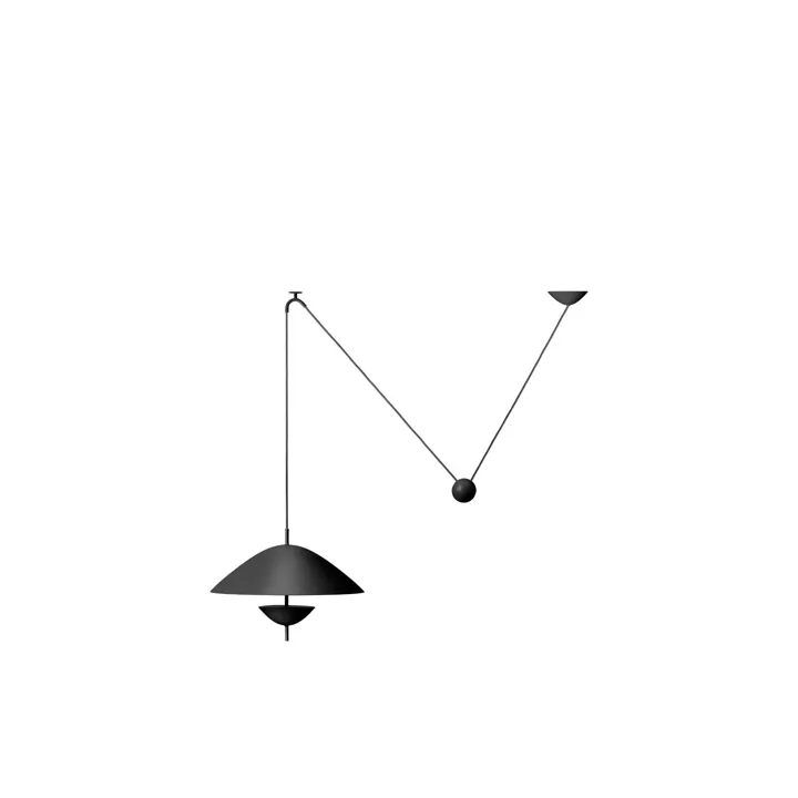 Ferm Living Lod Sort/Jern – pendel — produktfoto