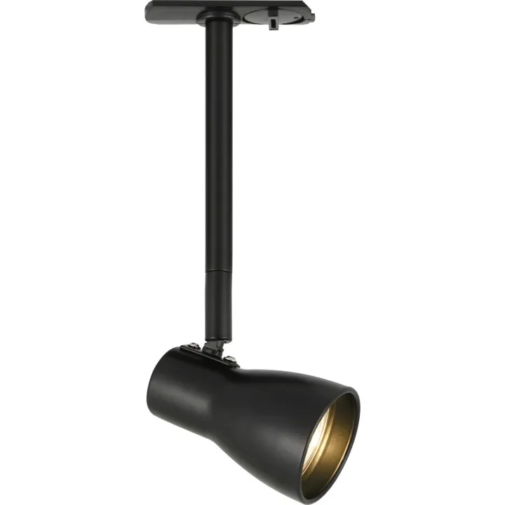 Halo Design Track Aero Long 1F skinnespot, sort – spot — produktfoto