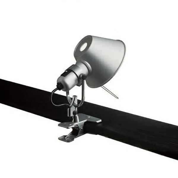 Artemide Tolomeo Micro Pinza Klemme Aluminium – væglampe — produktfoto