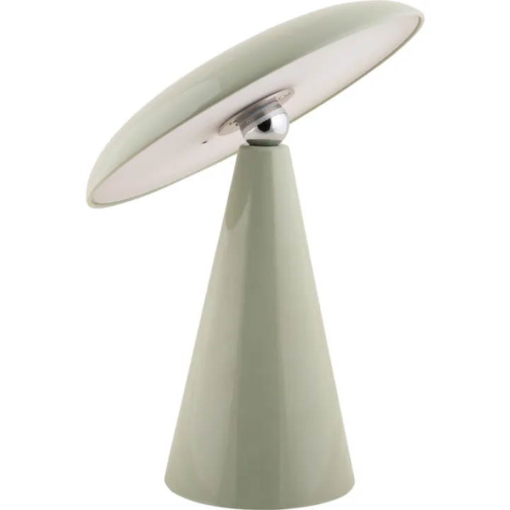 Leitmotiv Phoebe genopladelig , grøn – bordlampe — produktfoto
