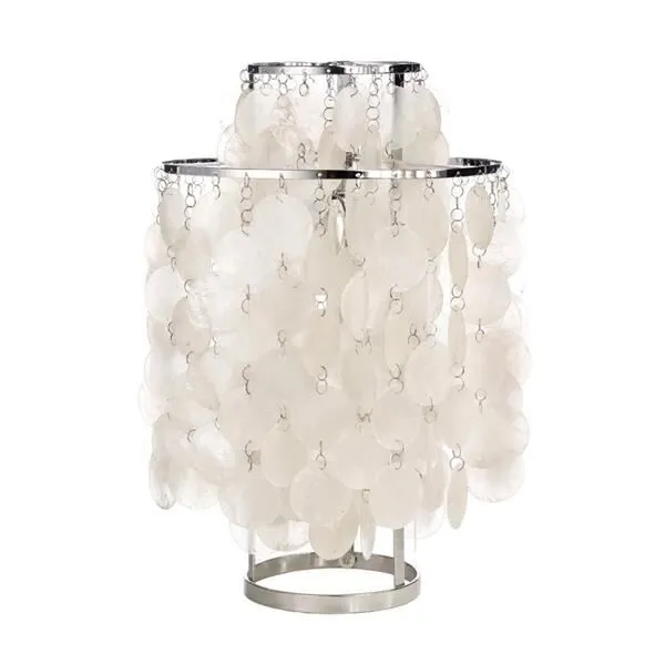 Verpan Fun 2TM Krom & Perlemor – bordlampe — produktfoto