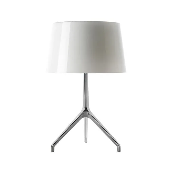 Foscarini Lumiere Xxs Hvid Aluminium – bordlampe — produktfoto