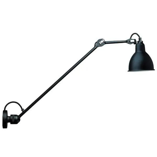 La Lampe Gras N304 L60 Mat Sort Hardwired – væglampe — produktfoto