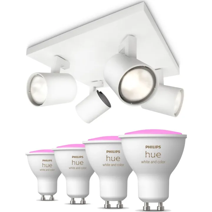 Philips Hue Philips Runner , 4 spots, Hue White Color Ambiance pærer – spot — produktfoto