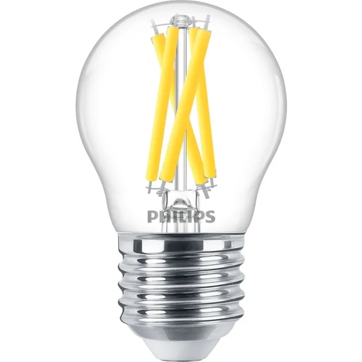 Philips Master Dimtone E27 kronepære, 2200K-2700K, 5,9W – pære — produktfoto
