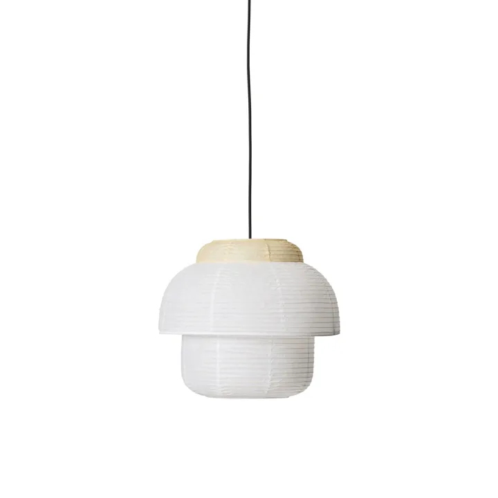Made By Hand Papier Double Ø40 cm Soft Yellow – pendel — produktfoto