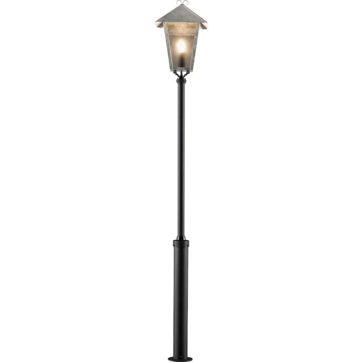 Konstsmide Benu parklampe, galvaniseret stål – udendørslampe — produktfoto