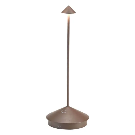 Zafferano Pina batterilampe / , corten – transportabel bordlampe — produktfoto