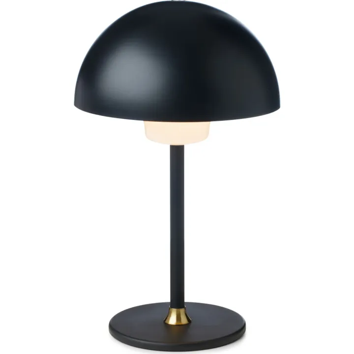 Halo Design Moon genopladelig , sort – bordlampe — produktfoto