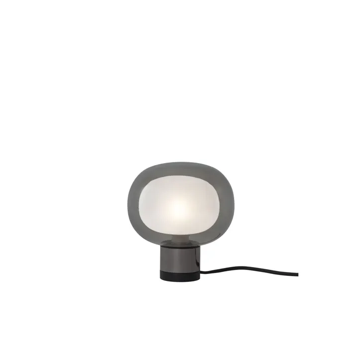 TOOY Nabila 552.36 Mat Sort/Sort Krom med Røget Glas – bordlampe — produktfoto