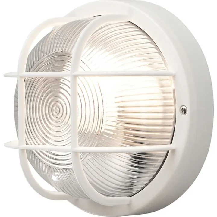 Konstsmide Mantova udendørs skotlampe, hvid – udendørslampe — produktfoto