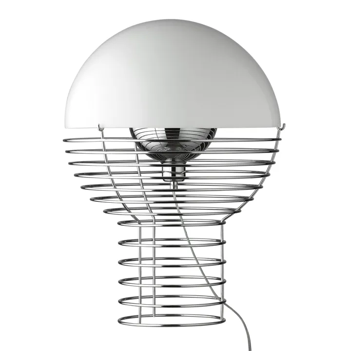 Verpan Wire Ø40 Hvid – bordlampe — produktfoto