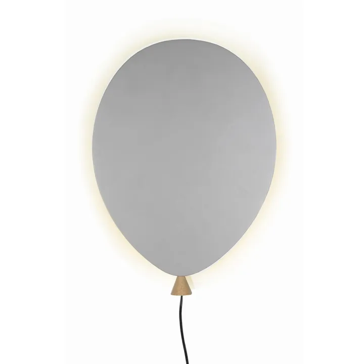 Globen Lighting Balloon Grå – væglampe — produktfoto