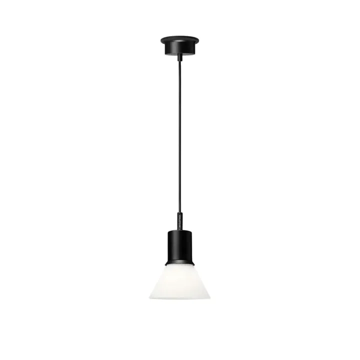 Anglepoise Type 80 Mat Sort/Opal – pendel — produktfoto