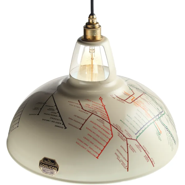 Coolicon Original 1933 Underground Outside , beige, Ø40 cm – pendel — produktfoto