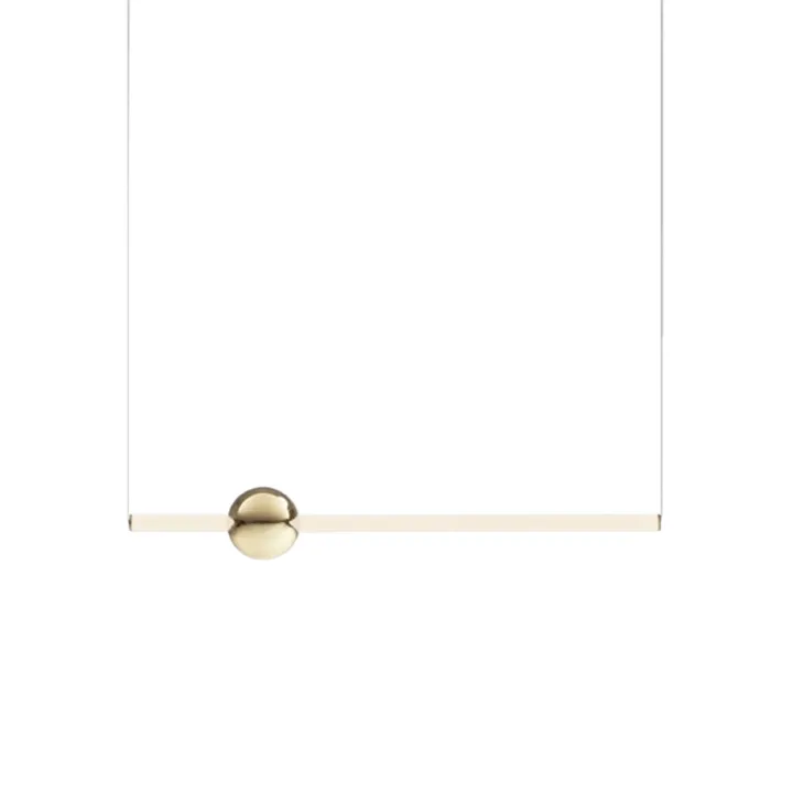 Lee Broom Orion Tube Light Hvid/Guld – pendel — produktfoto