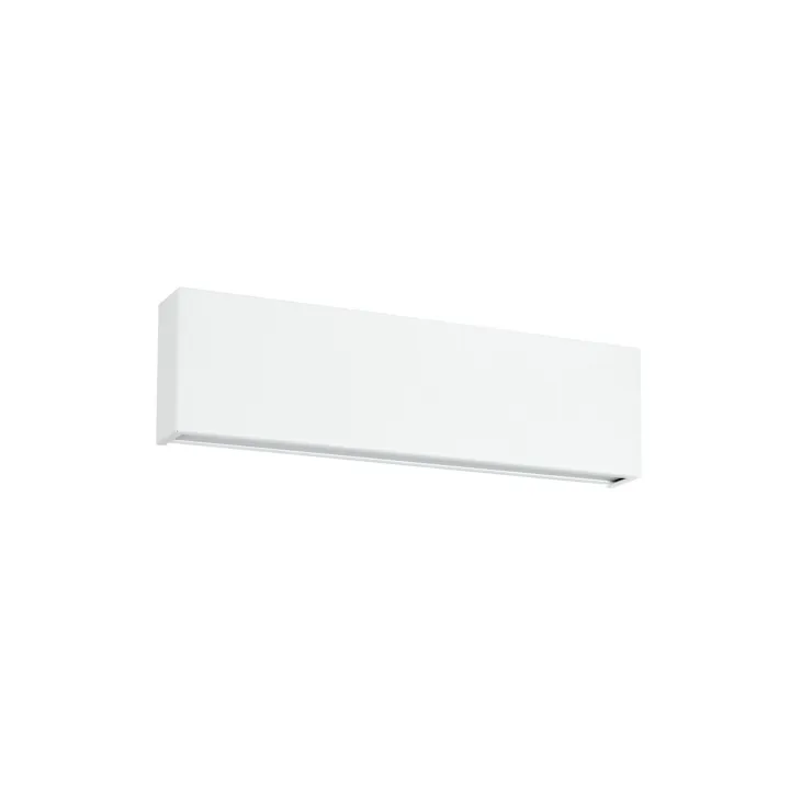 Linea Light collection Box_W2 Bi Emission Ø31 Hvid – væglampe — produktfoto