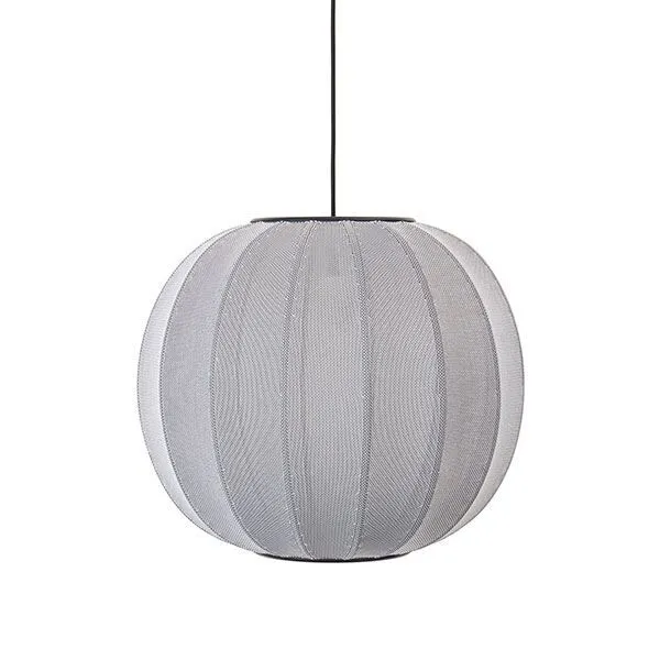 Made By Hand Knit-Wit Round Sølv Ø45 – pendel — produktfoto